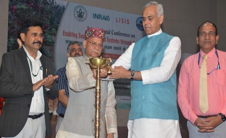 प्राकृतिक खेती पर नौणी विश्वविद्यालय में अन्तरराष्ट्रीय सम्मेलन का आयोजन