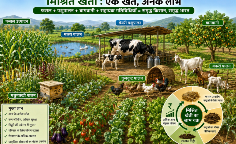 मिश्रित खेती: सतत कृषि और किसान समृद्धि की मजबूत नींव